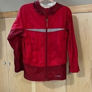 L.L. Bean red jacket sizeL kids 14-16